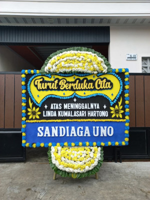 Papan Bunga Duka di Koto Tengah